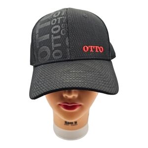OTTO Spellout Embroidery‎ Strapback Adjustable Unisex Adult Cap Hat Black Casual